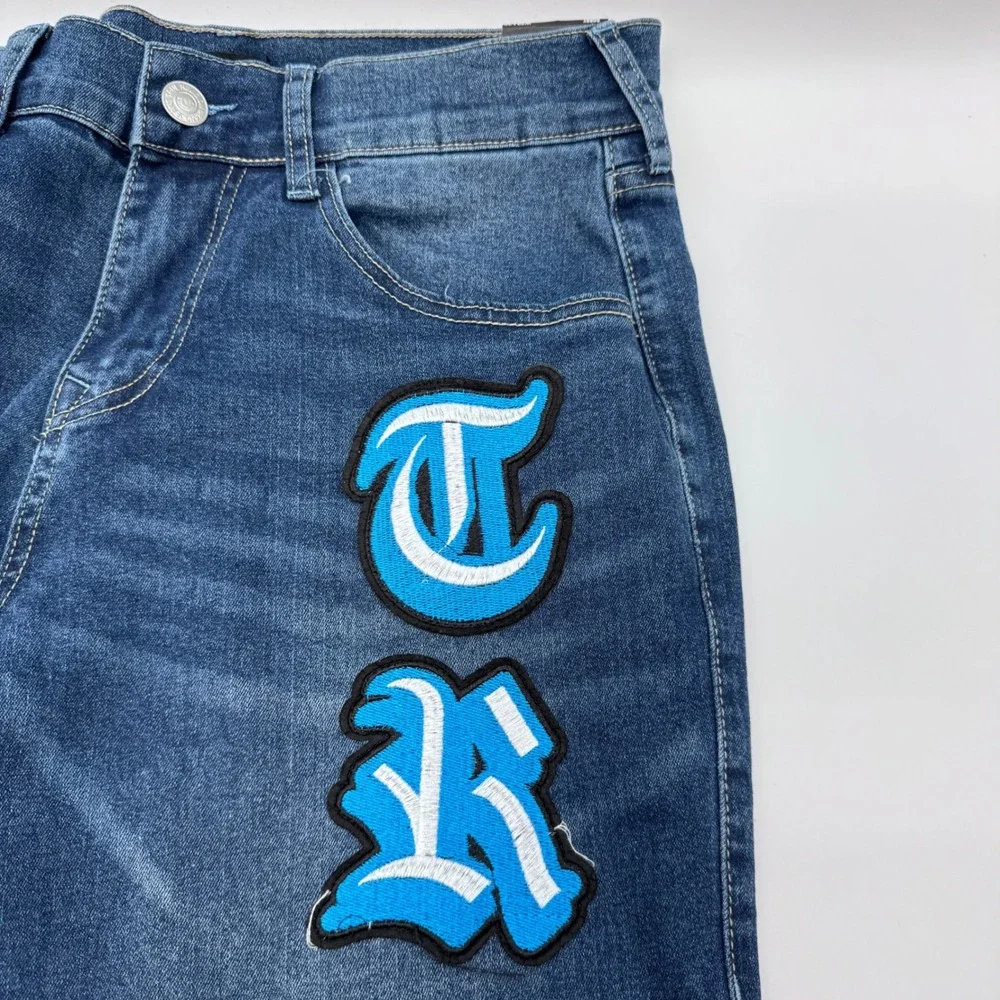 True Religion Bobby Relaxed Baggy Jeans Mens 29x32 Blue New With Tags